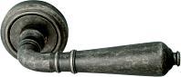 Дверная ручка Melodia мод. Antik 130V на розетке 50V (античное серебро)