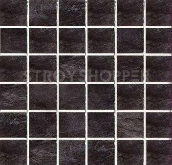Плитка Rex Ardoise Mosaico Noir Grip 739361