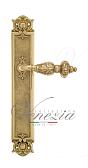 Дверная ручка Venezia на планке PL97 мод. Lucrecia (полир. латунь) проходная