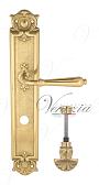 Дверная ручка Venezia на планке PL97 мод. Classic (полир. латунь) сантехническая, пово