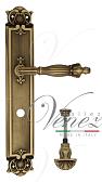 Дверная ручка Venezia на планке PL97 мод. Olimpo (мат. бронза) сантехническая, поворот