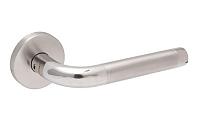 Дверная ручка Apecs H-0201-INOX-NIS/NI (нержавеющая сталь)