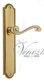 Дверная ручка Venezia на планке PL98 мод. Vivaldi (полир. латунь) проходная